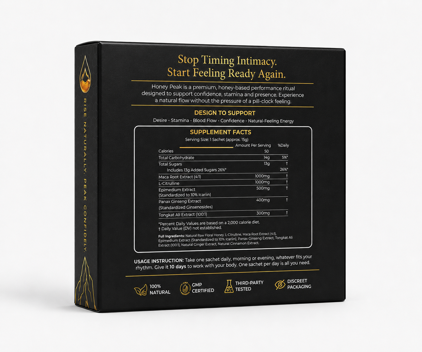 Performance Honey. Your 5-in-1 Libido & Stamina Support (10 pack)