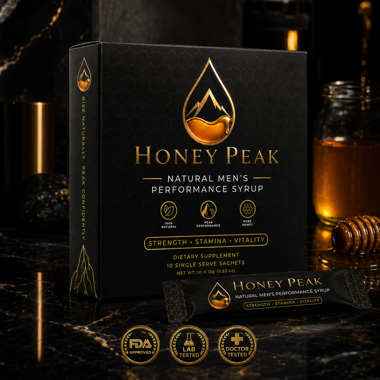 Performance Honey. Your 5-in-1 Libido & Stamina Support (10 pack)