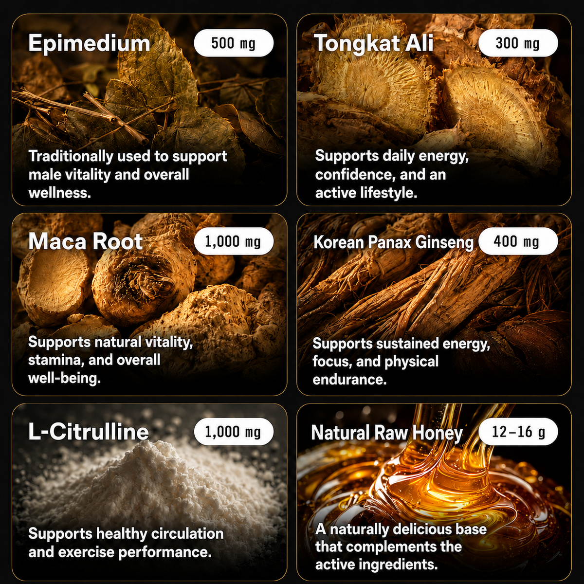 Performance Honey. Your 5-in-1 Natural Support